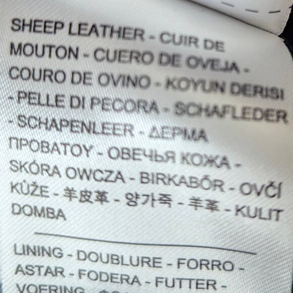 Levi's Sheep Leather Moto Jacket - Picture 5 of 13